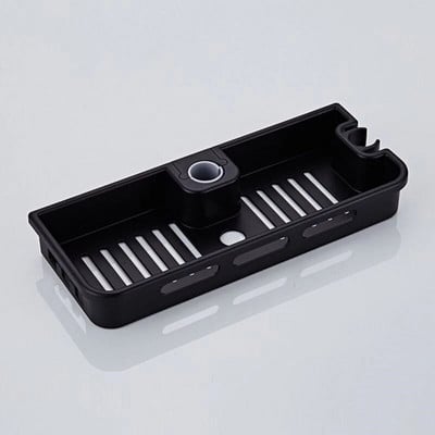 Organizator de suport de depozitare pentru duș pentru baie, fără găurire, tijă de ridicare, suport pentru cap de duș, gel de duș, suport pentru tavă pentru șampon, rafturi pentru stâlp