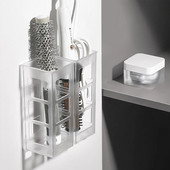 Kutije za pohranu Zidni organizator frizerskog alata Držač kozmetičkog daljinskog upravljača Ljepljiva torbica Kupaonski stalak Police Kućne potrepštine