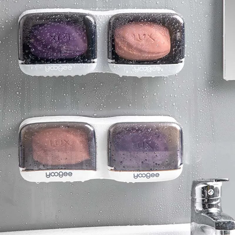 Falra szerelhető szappantartó otthoni hordozható WC-hez Vízálló szappantartó WC tárolódoboz Tároló tartó fürdőszobai kiegészítők