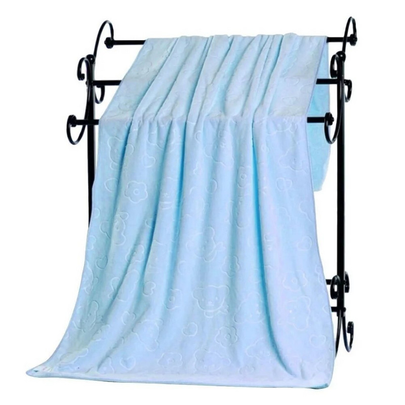 140x70 cm dušo rankšluostis Didelis paplūdimio rankšluostis Greitai džiūstantis rankšluostis vonios rankšluostis, sugeriantis minkštas patogus chalatas mikropluošto rankšluostis vonios kambarys