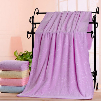Абсорбираща кърпа за баня 70x140 см, бързосъхнеща супер голяма кърпа за баня Мека кърпа за баня Луксозна кърпа за баня