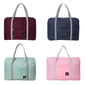 Kelioninis krepšys Moteriškos rankinės vandeniui atsparios sulankstomos didelės talpos laikymo krepšys Drabužių organizatorius Lėktuvų nešiojami kelioniniai bagažo krepšiai