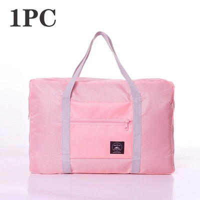 Kelioninis krepšys Moteriškos rankinės vandeniui atsparios sulankstomos didelės talpos laikymo krepšys Drabužių organizatorius Lėktuvų nešiojami kelioniniai bagažo krepšiai