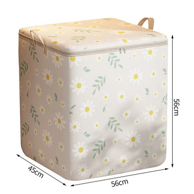 Sklopivi organizator za poplun Vreća za pohranu s poklopcima Ormar Odjeća Prtljaga Vreća za pohranu otporna na vlagu Torba koja štedi prostor Veliki kapacitet