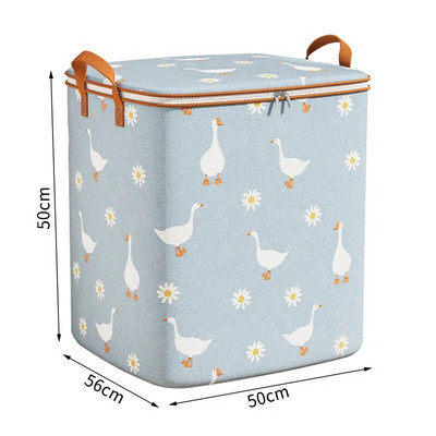 Sklopivi organizator za poplun Vreća za pohranu s poklopcima Ormar Odjeća Prtljaga Vreća za pohranu otporna na vlagu Torba koja štedi prostor Veliki kapacitet