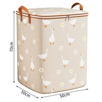 Sklopivi organizator za poplun Vreća za pohranu s poklopcima Ormar Odjeća Prtljaga Vreća za pohranu otporna na vlagu Torba koja štedi prostor Veliki kapacitet