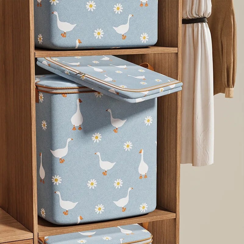 Sklopivi organizator za poplun Vreća za pohranu s poklopcima Ormar Odjeća Prtljaga Vreća za pohranu otporna na vlagu Torba koja štedi prostor Veliki kapacitet