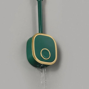 Монтирана на стена четка за тоалетна Силиконова плоска глава на четка Комплект четки за почистване на тоалетна Инструменти за почистване на тоалетна Аксесоар за баня