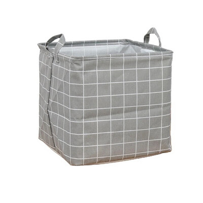 Nova ispisana košara za rublje, prijenosna sklopiva kućna torba za pohranu rublja, pamučna lanena korpa za dječje igračke, košara za prljavu odjeću