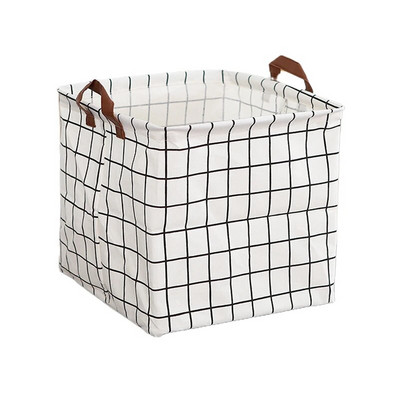 Nova ispisana košara za rublje, prijenosna sklopiva kućna torba za pohranu rublja, pamučna lanena korpa za dječje igračke, košara za prljavu odjeću