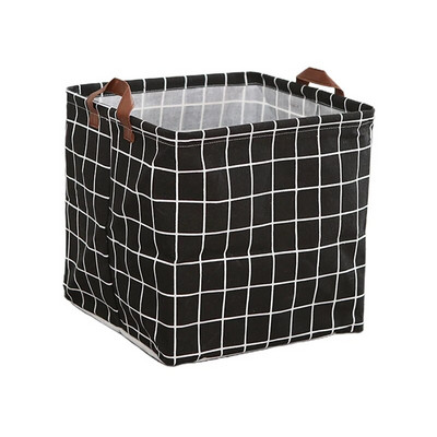 Nova ispisana košara za rublje, prijenosna sklopiva kućna torba za pohranu rublja, pamučna lanena korpa za dječje igračke, košara za prljavu odjeću