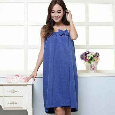 Γυναικεία μπουρνούζι που στεγνώνουν γρήγορα και φοριέται με πετσέτα μπάνιου για ντους SPA με περιτύλιγμα σώματος, μπουρνούζι μπάνιου, μαλακό απορροφητικό μικροΐνες