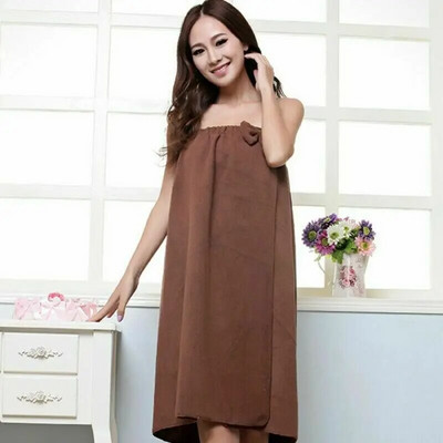 Γυναικεία μπουρνούζι που στεγνώνουν γρήγορα και φοριέται με πετσέτα μπάνιου για ντους SPA με περιτύλιγμα σώματος, μπουρνούζι μπάνιου, μαλακό απορροφητικό μικροΐνες