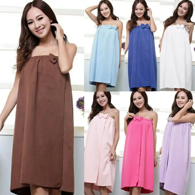 Γυναικεία μπουρνούζι που στεγνώνουν γρήγορα και φοριέται με πετσέτα μπάνιου για ντους SPA με περιτύλιγμα σώματος, μπουρνούζι μπάνιου, μαλακό απορροφητικό μικροΐνες