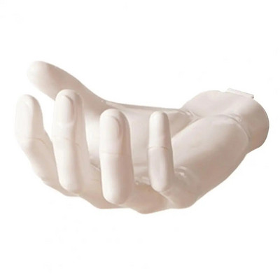 Naljakad peopesa-seebinõude hoidik seinakonks Punch-free käsitsi loov dekoratiivne vaik võtmehoidja seebikonks Vannituba