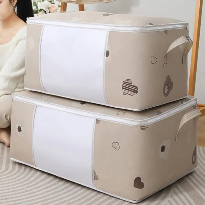 Tekiriided Suure mahutavusega hoiukott Tolmukindel hoiukapp Korraldaja riidekapp Korraldaja Tekk sorteerimiskotid