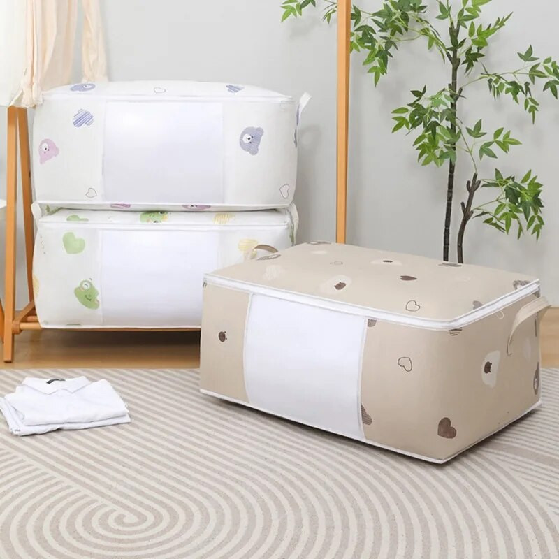 Tekiriided Suure mahutavusega hoiukott Tolmukindel hoiukapp Korraldaja riidekapp Korraldaja Tekk sorteerimiskotid