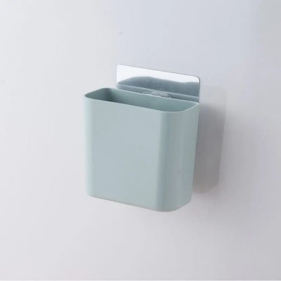 Japán egyszerű falra szerelhető tárolódoboz nappali asztali rendszerező műanyag fürdőszobai fogkefe állvány fürdőszobai tároló állvány