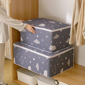 Geantă de depozitare pliabilă nouă, de capacitate mare, pentru finisare plapumă, patură de haine, rezistentă la praf și la umiditate, sac de sortare pentru uz casnic