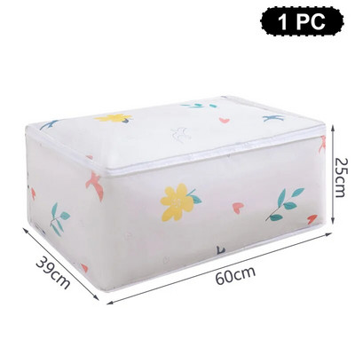 Geantă de depozitare pliabilă nouă, de capacitate mare, pentru finisare plapumă, patură de haine, rezistentă la praf și la umiditate, sac de sortare pentru uz casnic