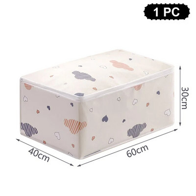 Geantă de depozitare pliabilă nouă, de capacitate mare, pentru finisare plapumă, patură de haine, rezistentă la praf și la umiditate, sac de sortare pentru uz casnic