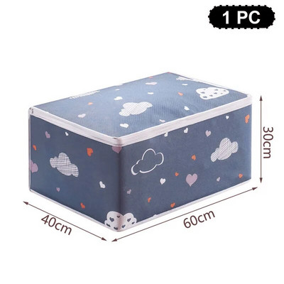 Geantă de depozitare pliabilă nouă, de capacitate mare, pentru finisare plapumă, patură de haine, rezistentă la praf și la umiditate, sac de sortare pentru uz casnic