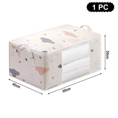 Geantă de depozitare pliabilă nouă, de capacitate mare, pentru finisare plapumă, patură de haine, rezistentă la praf și la umiditate, sac de sortare pentru uz casnic