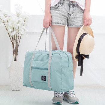 Найлонови сгъваеми пътни чанти Унисекс ултра лека чанта с голям капацитет Багаж за жени Водоустойчиви чанти на открито Мъжки пътни чанти