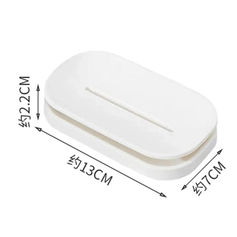 Kreativna dvoslojna kutija za pohranu sapuna Kupaonski uklonjivi držač za sapun Odvod Kutija za sapun Držač za sapun Posude za sapun