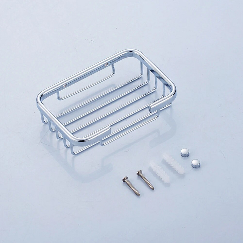 Nerūdijančio plieno muilo indai Sieninis dušo muilo laikiklis Vonios kambario laikymo dėžutė Muilo indų krepšelio padėklas