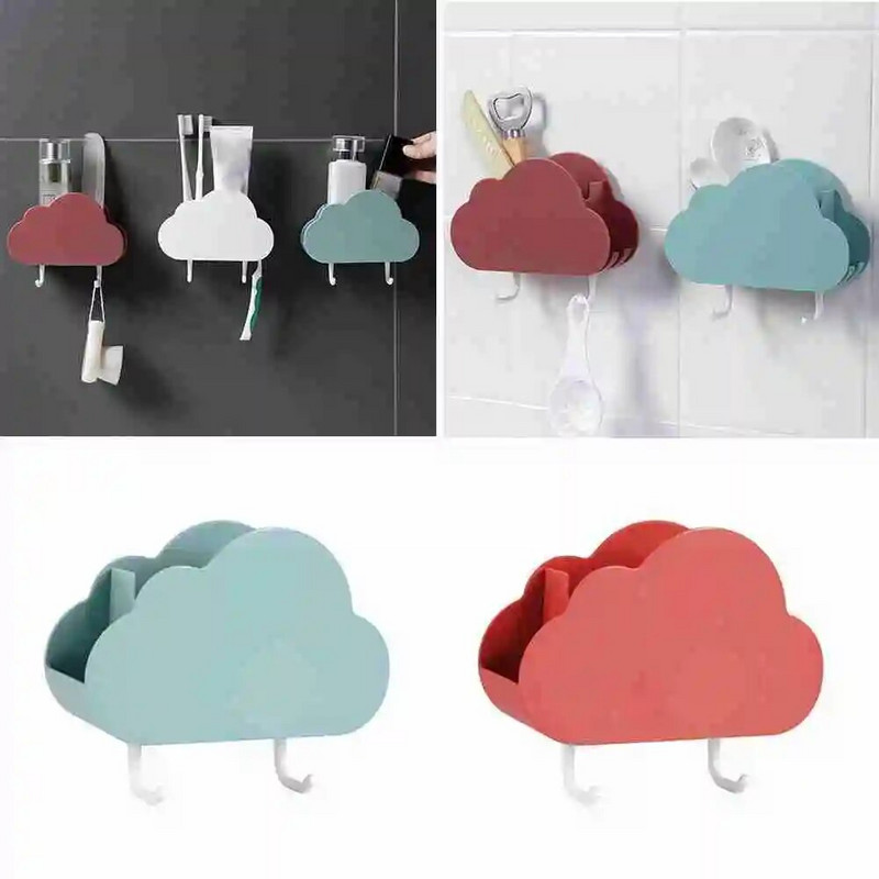 Mielas debesis Vonios kambario laikymo lentyna Lipni vonios kambario dušo lentynos Dantų šepetėlis Dantų pasta Kosmetika Įvairios prekės Lentynos