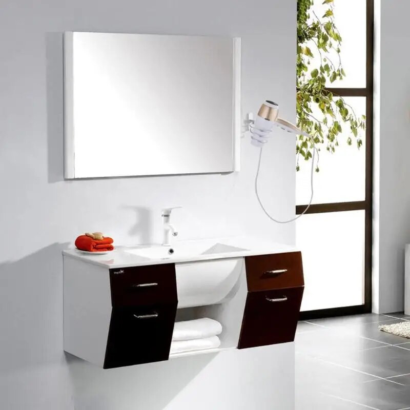 Pūstuvo plaukų džiovintuvo laikiklis Kirpyklos laikiklis Pakabinamas pakabinamas viešbutis Vonios kambario lentynos Kabykla buitiniams aksesuarams