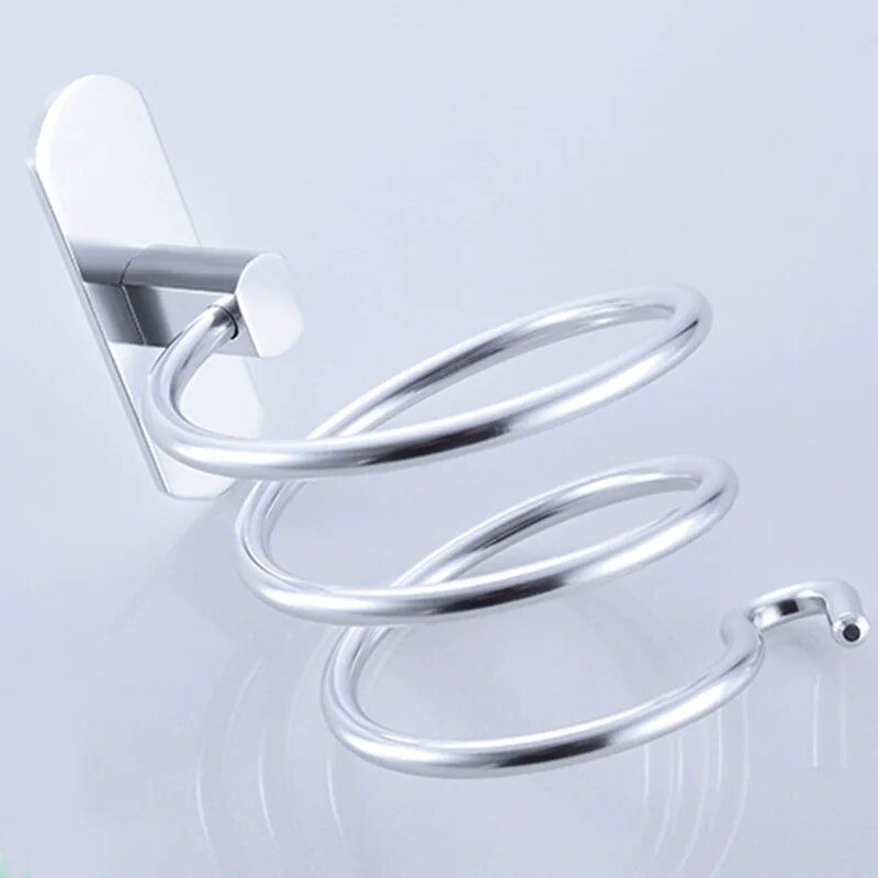 Pūstuvo plaukų džiovintuvo laikiklis Kirpyklos laikiklis Pakabinamas pakabinamas viešbutis Vonios kambario lentynos Kabykla buitiniams aksesuarams