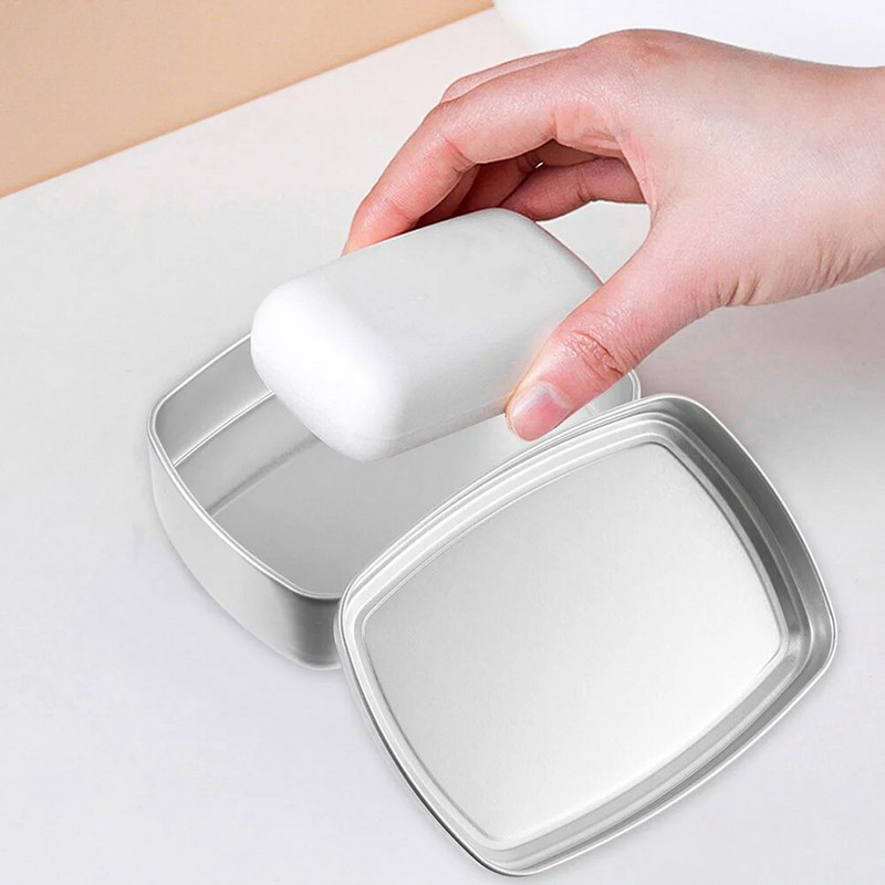 Kutija Limenka Sapun Aluminijsko kućište Metalni spremnici Limenke za pohranu Staklenke Balzam Prazne kutije Pravokutne limenke Staklenka za putovanje Posuda za kremu Slatkiši