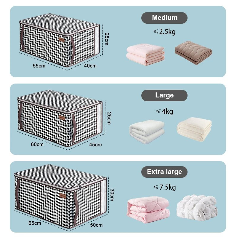 Cutie de depozitare pentru pilota Organizatoare rezistente la praf Dulap nețesut Geanta de economisire a spațiului Cutie de pat pentru mutarea casei Organizare de depozitare pentru călătorii