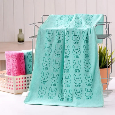 Soft Lovely Cartoon 35*75cm Animale de companie Câine Pisică Cățeluș Prosop super absorbant Păr uscat Super mare