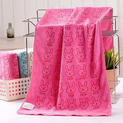 Soft Lovely Cartoon 35*75cm Animale de companie Câine Pisică Cățeluș Prosop super absorbant Păr uscat Super mare