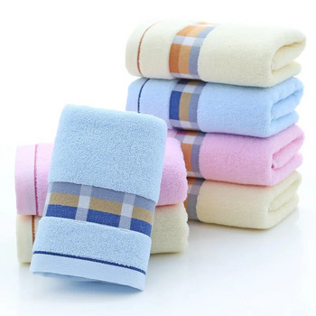 Хавлиена кърпа за баня Абсорбиращи кърпи за баня за възрастни Едноцветна мека лицева кърпа за душ за ръце за баня Кърпа за баня 35x75 см
