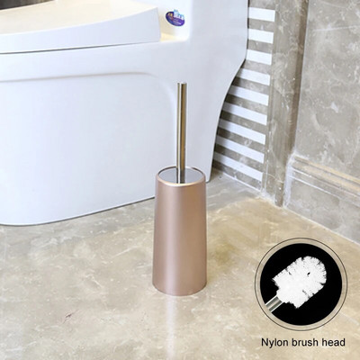 Creative Nordic Style WC kefe tartó Arany, rugalmas, puha sörtéjű WC kefe készlet Padlótípus Ingyenes telepítés