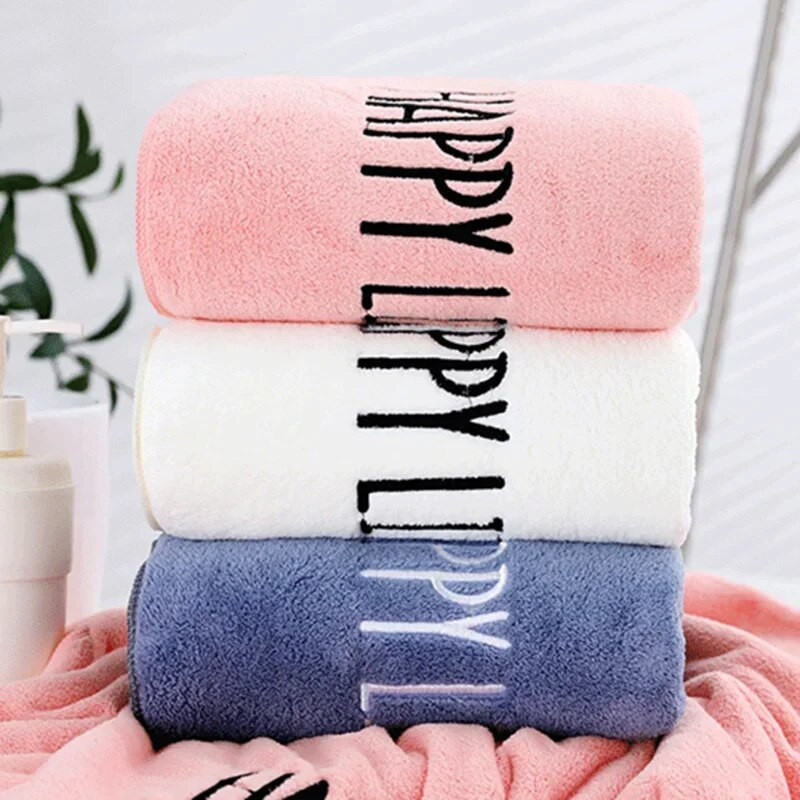 70x32cm didelio tankio koralų vilnos rankšluosčių rinkinys Vandenį sugeriantis koralas gali būti Cut Edge Lock Edge Wraping mikropluošto rankšluostis