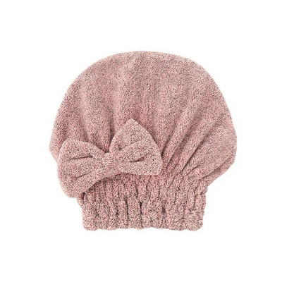 Prosoape din microfibră pentru uscarea părului, cu turban super absorbant, șapcă pentru prosop de păr, cu uscare rapidă, cu șapcă de duș cu arc cu nod pentru păr umed