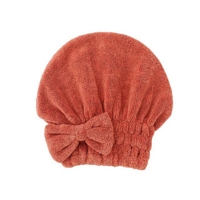 Prosoape din microfibră pentru uscarea părului, cu turban super absorbant, șapcă pentru prosop de păr, cu uscare rapidă, cu șapcă de duș cu arc cu nod pentru păr umed