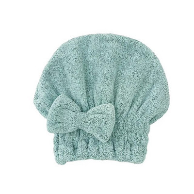 Prosoape din microfibră pentru uscarea părului, cu turban super absorbant, șapcă pentru prosop de păr, cu uscare rapidă, cu șapcă de duș cu arc cu nod pentru păr umed