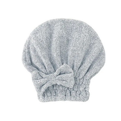 Prosoape din microfibră pentru uscarea părului, cu turban super absorbant, șapcă pentru prosop de păr, cu uscare rapidă, cu șapcă de duș cu arc cu nod pentru păr umed