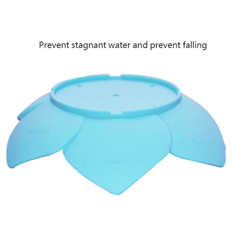 Silikonska kutija za sapun u obliku lotosa Neklizajući prijenosni držač za odvod vode Jednobojna posuda za sapun za odvod vode Kupaonski pribor