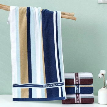 Βαμβακερές πετσέτες μεγάλου μεγέθους για οικιακή χρήση Μαλακές απορροφητικές και ανθεκτικές στο χνούδι Ξενοδοχείο μπάνιου για ενήλικες άντρες και γυναίκες Όλες οι βαμβακερές πετσέτες