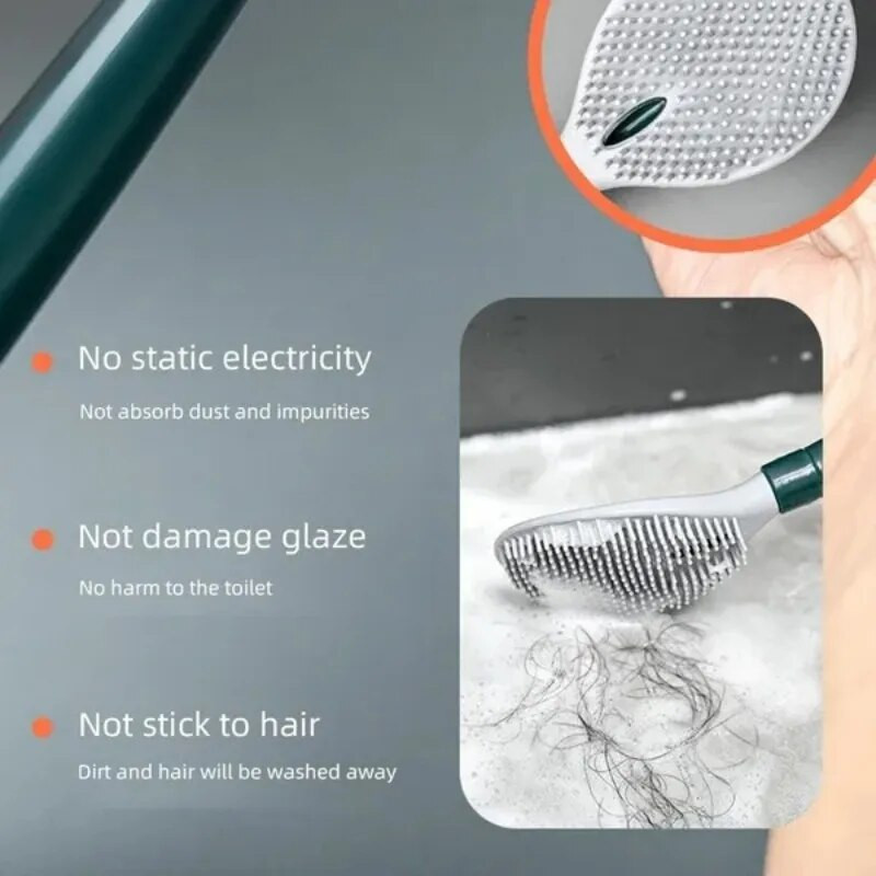 Tualeto šepetys TPR sienoje montuojamas daugiafunkcinis valymo tirpalas. Tualeto šepetys su laikikliu Vonios kambario priedai