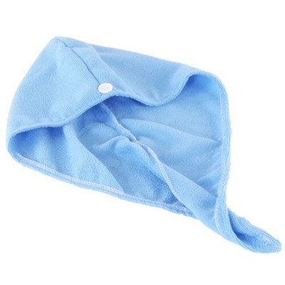 Stil elegant și practic de modă Vânzare fierbinte 1 buc Microfibră pentru baie uscare rapidă a părului uscare magică turban înfășurat șapcă șapcă