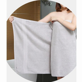 Чист памук Супер абсорбираща голяма кърпа Хавлиена кърпа 70*140 Дебели меки кърпи за баня Удобни плажни кърпи 15 цвята