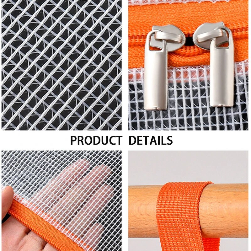 1kom pamučna popluna Kutija za pohranu Prozirni PVC otporan na vlagu Garderoba Organizator Odjeća Pulover Hlače Pakiranje Vreća za pohranu